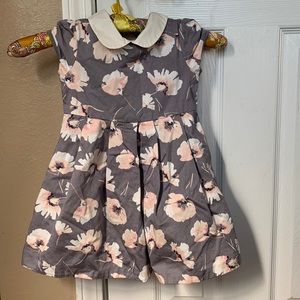 JANIE & JACK Gray floral dress